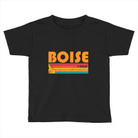 Boise Idaho Vintage Distressed Souvenir-1hzkn Toddler T-shirt | Artistshot