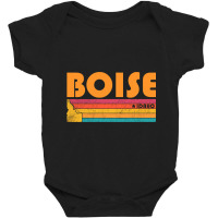 Boise Idaho Vintage Distressed Souvenir-1hzkn Baby Bodysuit | Artistshot