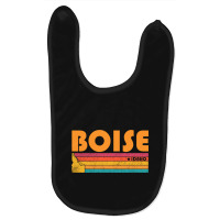 Boise Idaho Vintage Distressed Souvenir-1hzkn Baby Bibs | Artistshot