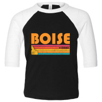 Boise Idaho Vintage Distressed Souvenir-1hzkn Toddler 3/4 Sleeve Tee | Artistshot