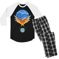 Pandora Avatar 2 Men's 3/4 Sleeve Pajama Set | Artistshot