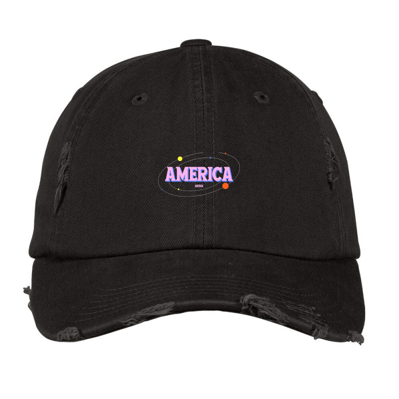 America Soft Rock Vintage Cap by sausagefencing57 | Artistshot