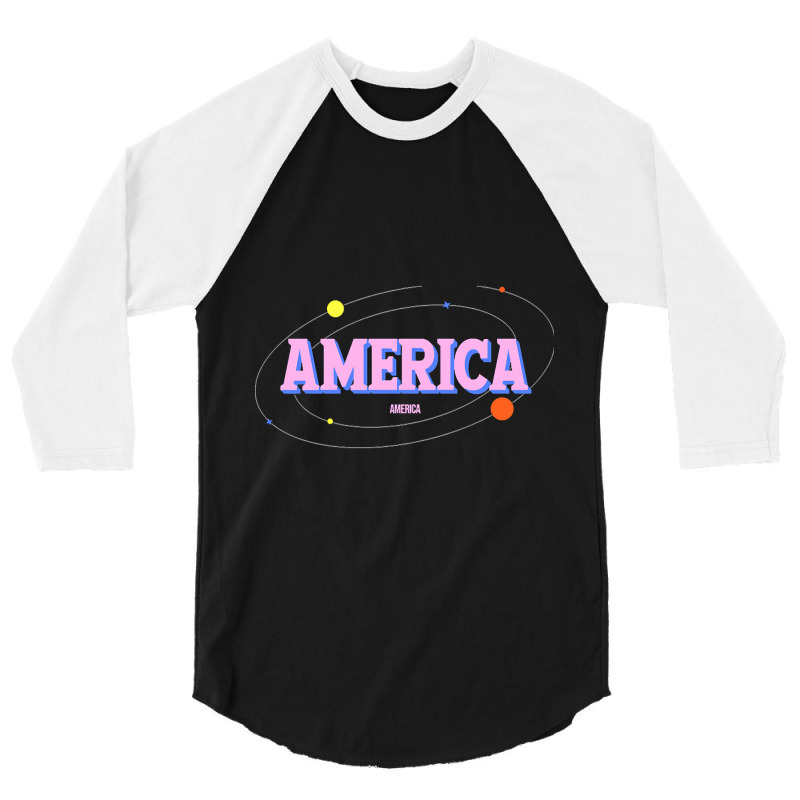 America Soft Rock 3/4 Sleeve Shirt | Artistshot