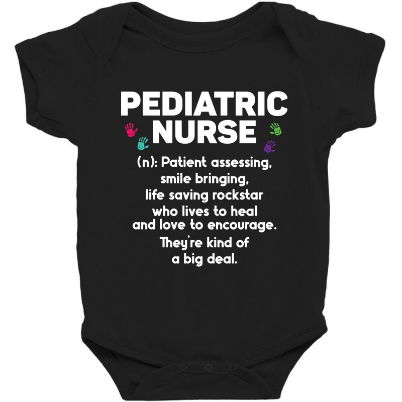 Pediatric Nurse-xwhyx Baby Bodysuit by cubicgetting01 | Artistshot