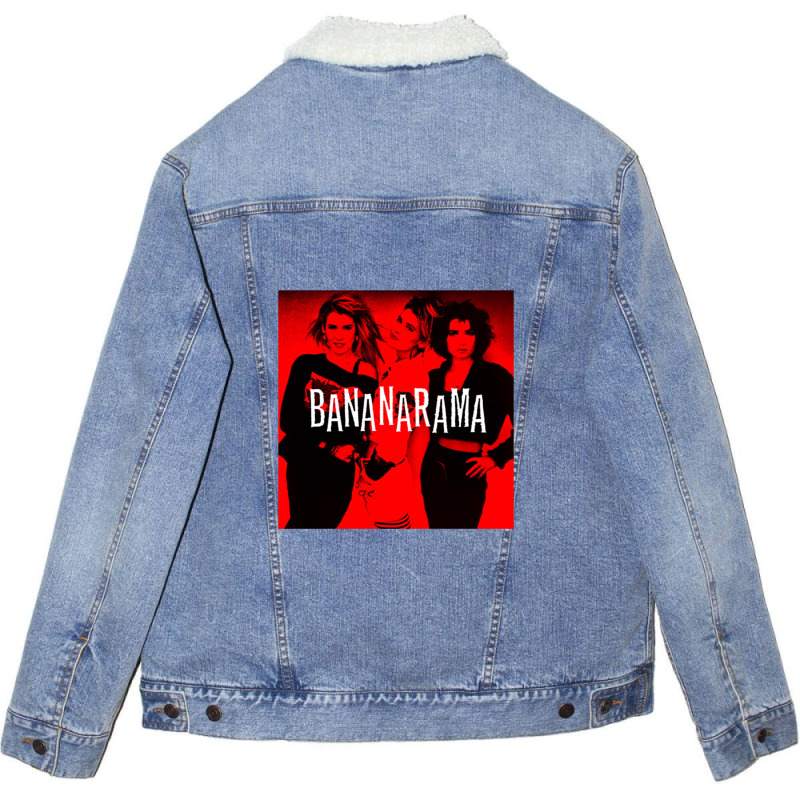 Bananarama Unisex Sherpa-Lined Denim Jacket by DenisekayBrown | Artistshot