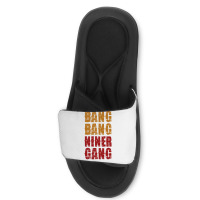 Bang Bang Niner Gang Football Slide Sandal | Artistshot