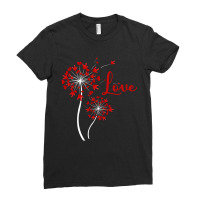 Hot Trend Love Dandelion Asl American Sign Language Valentine's Day Ladies Fitted T-shirt | Artistshot