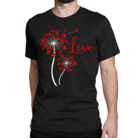 Hot Trend Love Dandelion Asl American Sign Language Valentine's Day Classic T-shirt | Artistshot