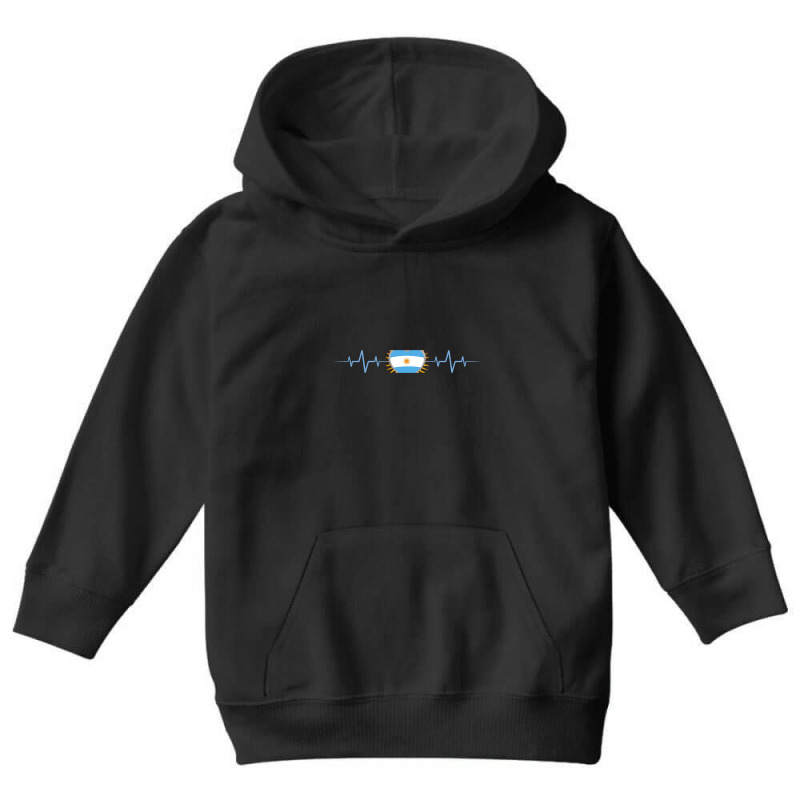 Argentina Heartbeat-ligho Youth Hoodie | Artistshot