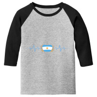 Argentina Heartbeat-ligho Youth 3/4 Sleeve | Artistshot