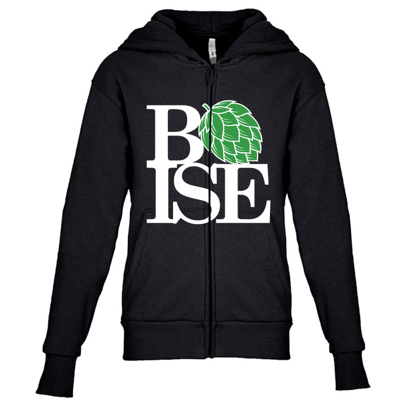 Boise Loves Beer! Youth Zipper Hoodie by nuanceteams169 | Artistshot