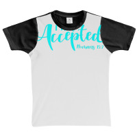 I Am Accepted Romans 15:7 Graphic Youth T-shirt | Artistshot