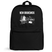 Trending Cityscape Sketch New Brunswick.png Backpack | Artistshot