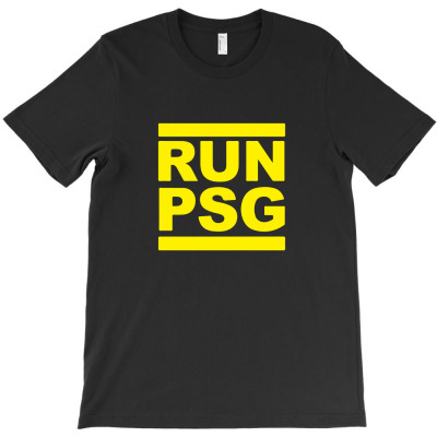 Run Psg Paris St Germain Fotbal T-shirt Designed By Syahid