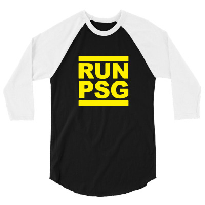 Run Psg Paris St Germain Fotbal 3/4 Sleeve Shirt Designed By Syahid