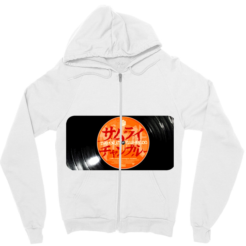 Samurai Champloo Vinyl Zipper Hoodie by RONALDPOYNTER | Artistshot