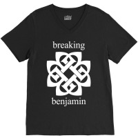 Breaking Benjamin - Black And White V-neck Tee | Artistshot