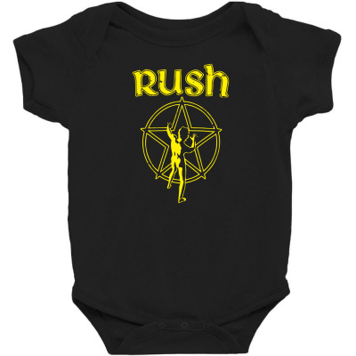 Rush Vintage Starman Baby Bodysuit Designed By Syahid