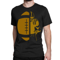 American Football Player Lineman Quarterback Game Day Men Classic T-shirt | Artistshot