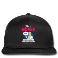 I'm A Nurse Printed Hat | Artistshot