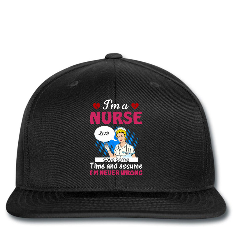 I'm A Nurse Printed hat by trampolinnervous53 | Artistshot