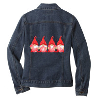 Hot Trend Love Gnomes Happy Valentine's Day Couple Matching Ladies Denim Jacket | Artistshot