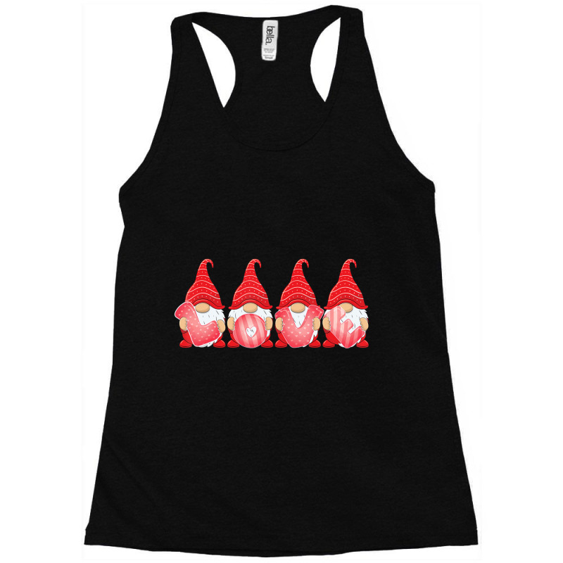 Hot Trend Love Gnomes Happy Valentine's Day Couple Matching Racerback Tank by Karyn Love | Artistshot