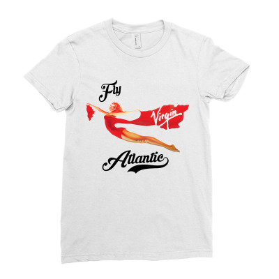 Newfly Atlantic Virgin Ladies Fitted T-shirt Designed By Kasimsadari