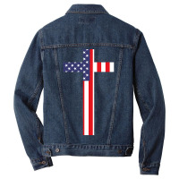 American Flag-q30c6 Men Denim Jacket | Artistshot