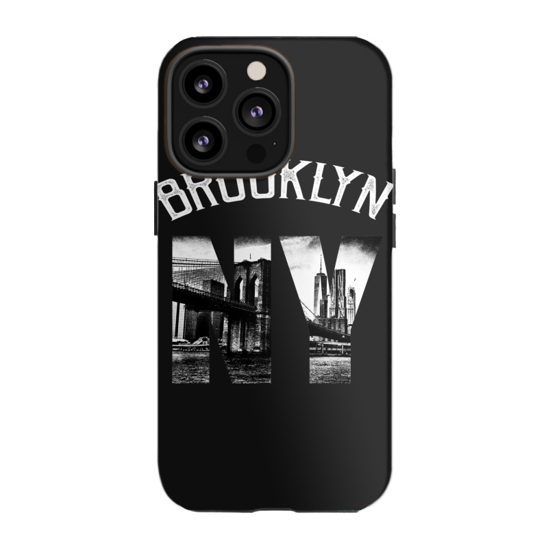 Brooklyn New York Skyline Hoodie Brooklyn Sweatshirt Iphone 13 Pro Case | Artistshot