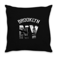 Brooklyn New York Skyline Hoodie Brooklyn Sweatshirt Throw Pillow | Artistshot