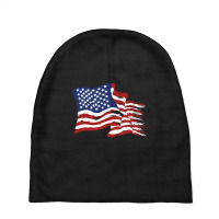 American Flag-zunbe Baby Beanies | Artistshot