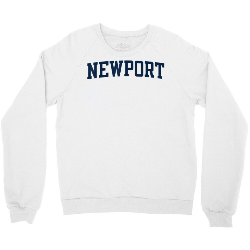 Newport Rhode Island Collegiate Style Varsity Block Letter T Shirt Crewneck Sweatshirt by alysestick8m7 | Artistshot