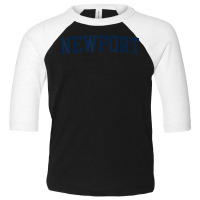 Newport Rhode Island Collegiate Style Varsity Block Letter T Shirt Toddler 3/4 Sleeve Tee | Artistshot