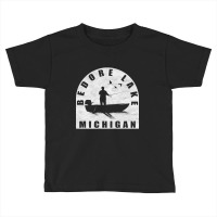 Bedore Lake Fishing Michigan Toddler T-shirt | Artistshot