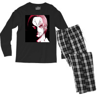 One Piece Shanks Red Hair Men's Long Sleeve Pajama Set | Artistshot