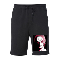 One Piece Shanks Red Hair Fleece Short | Artistshot