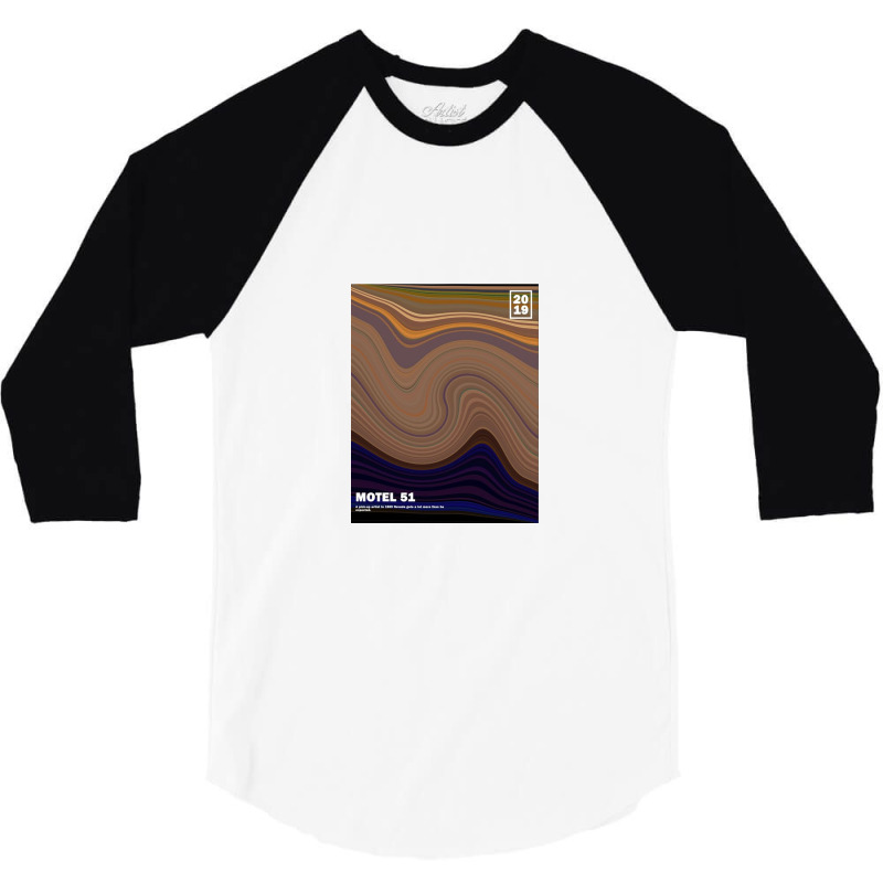 Minimal Motel 51 Abstract Liquid Art 3/4 Sleeve Shirt by johnbre | Artistshot