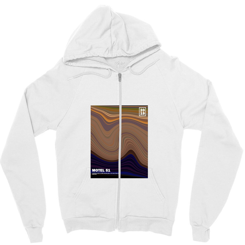 Minimal Motel 51 Abstract Liquid Art Zipper Hoodie by johnbre | Artistshot