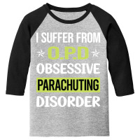 Obsessive Love Parachuting Parachute Parachutist Youth 3/4 Sleeve | Artistshot