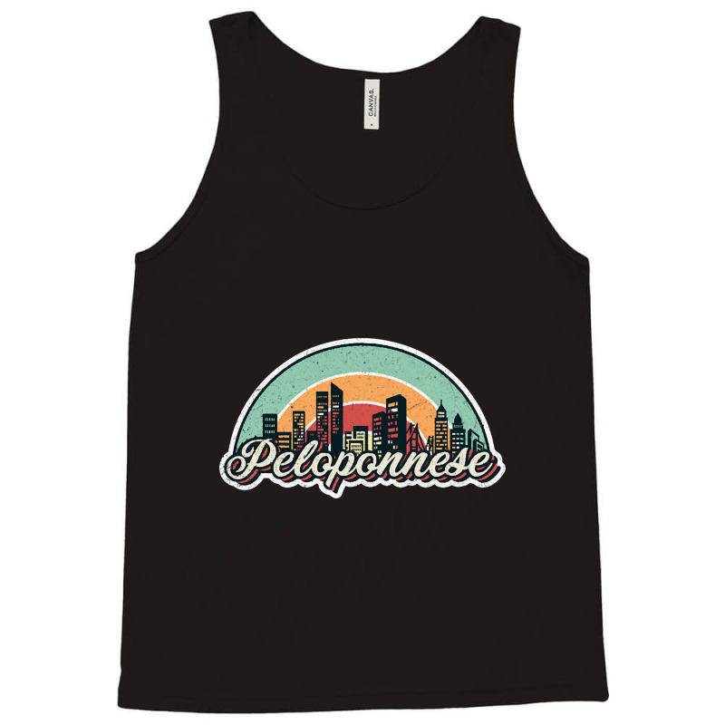 Peloponnese City Retro Tank Top by saddestrent378 | Artistshot