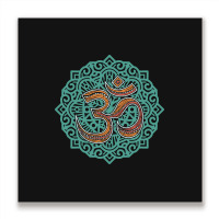 Hot Trend Om Yoga Tribal Goa Sign Metal Print Square | Artistshot