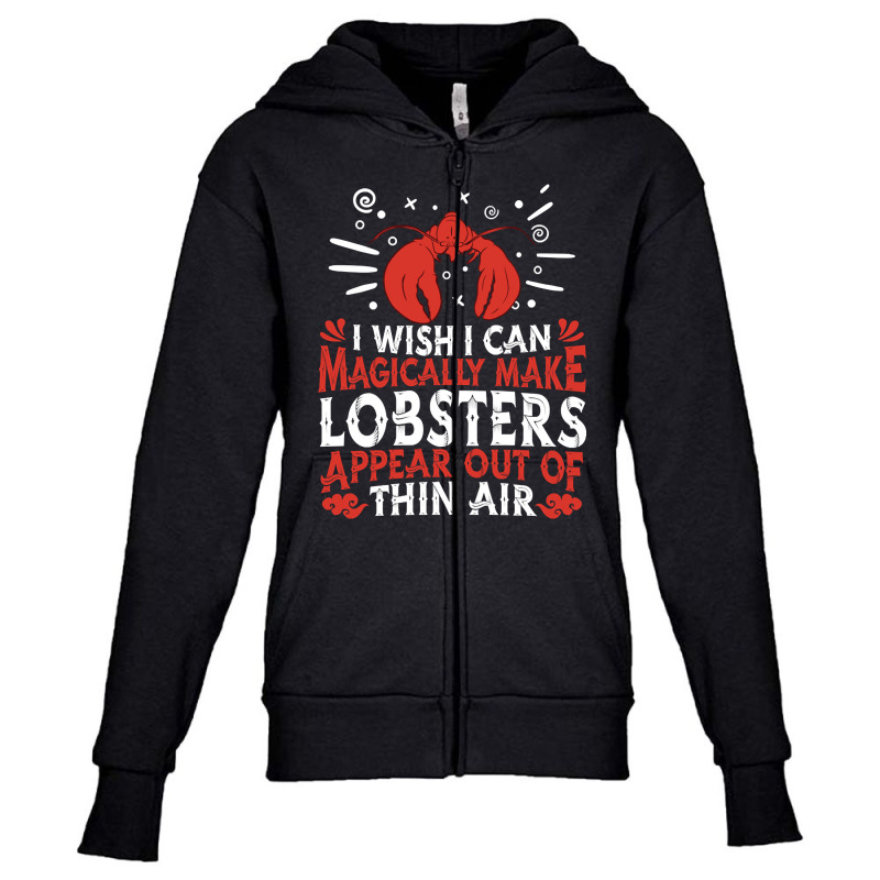 Lobster Crustacean - Seafood Lobster Youth Zipper Hoodie | Artistshot