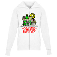 Looks Great Youth Zipper Hoodie | Artistshot