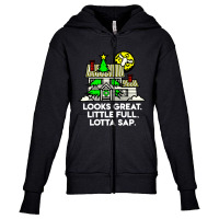 Looks Great Little Full Youth Zipper Hoodie | Artistshot