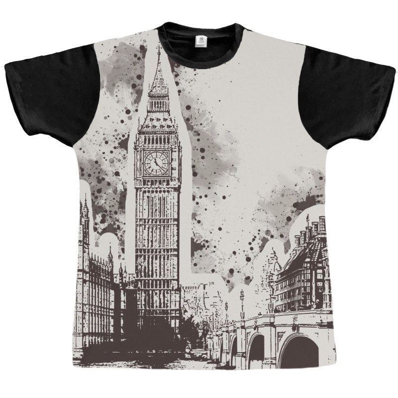 London Painting Art Graphic T-shirt | Artistshot