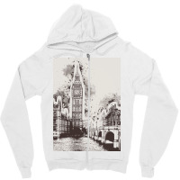 London Painting Art Zipper Hoodie | Artistshot