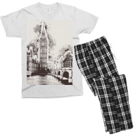 London Painting Art Men's T-shirt Pajama Set | Artistshot