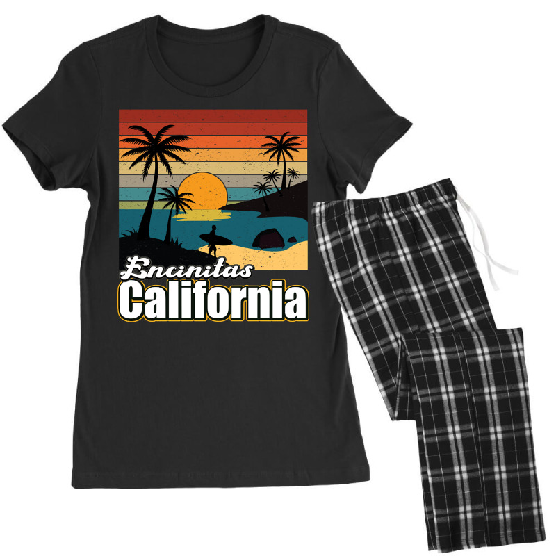 Limited Edition Surf Encinitas California Surfing Beach Gift Women's Pajamas Set by Jankonen637 | Artistshot