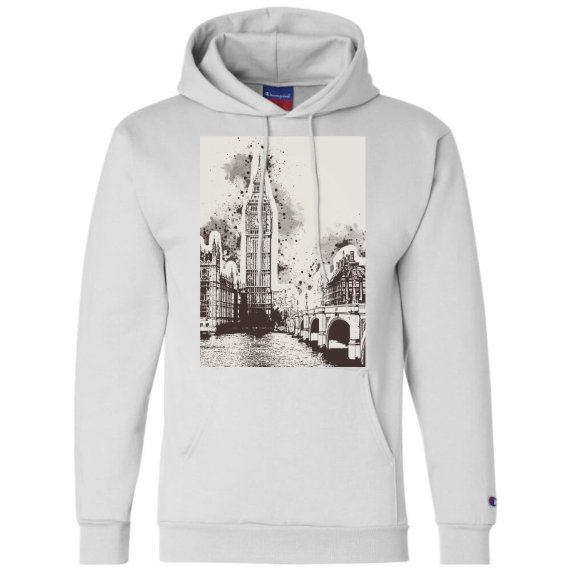 London Painting Art Champion Hoodie | Artistshot